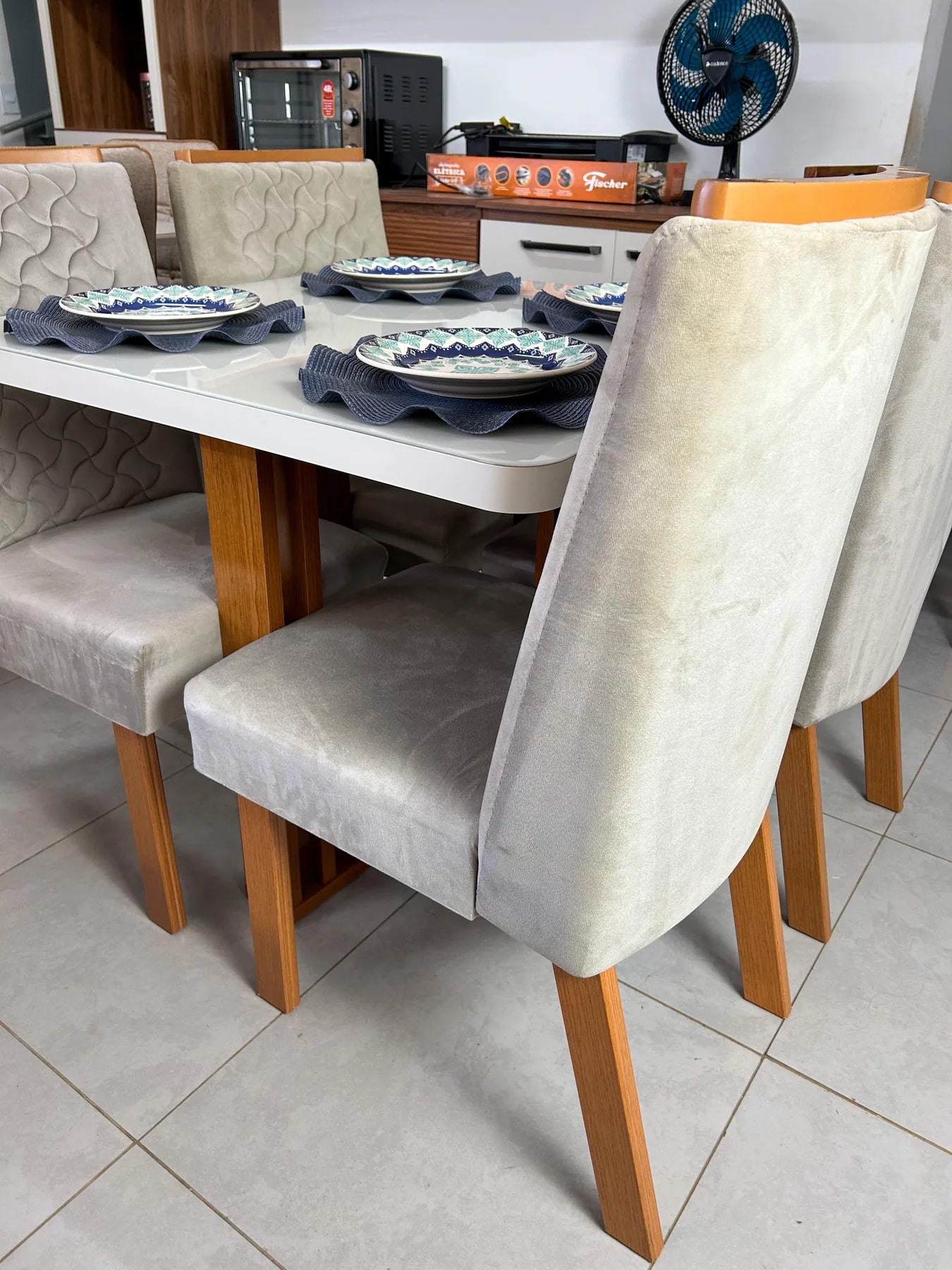 Conjunto de Mesa Sentra com 4 Cadeiras - Bom Pastor 🏆